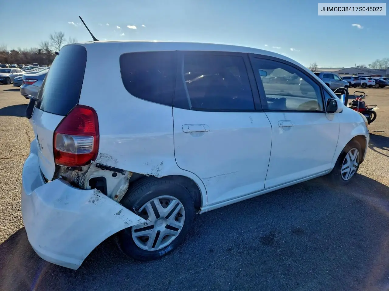 JHMGD38417S045022 2007 Honda Fit
