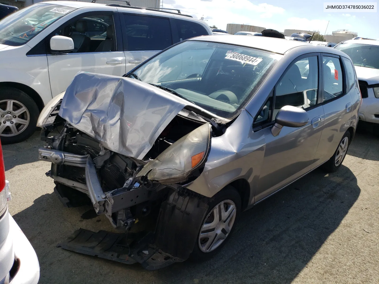 JHMGD37478S036022 2008 Honda Fit