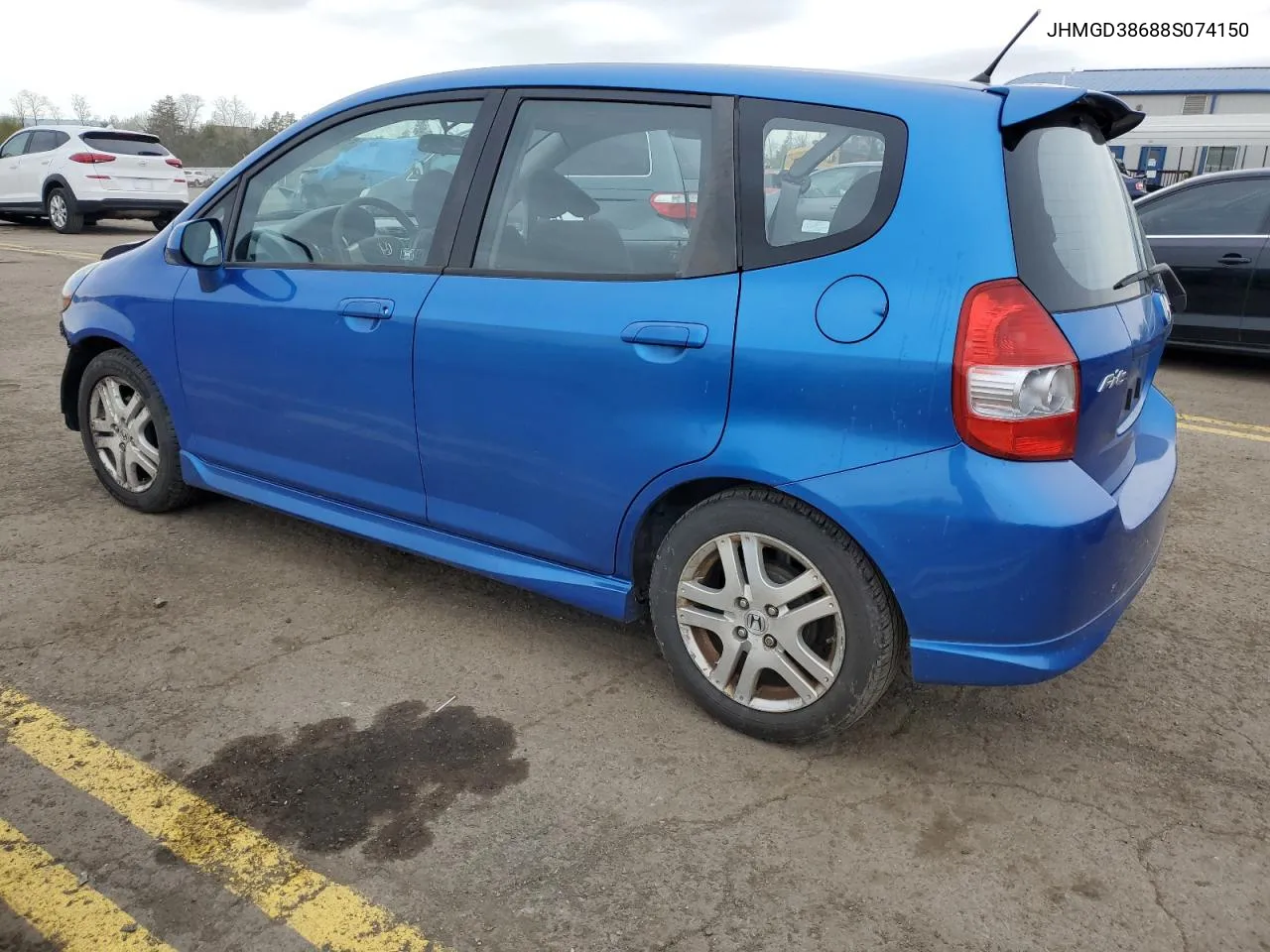 JHMGD38688S074150 2008 Honda Fit Sport