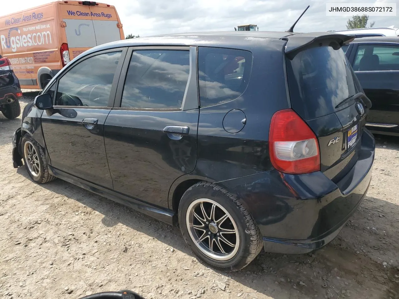 2008 Honda Fit Sport VIN: JHMGD38688S072172 Lot: 53984364