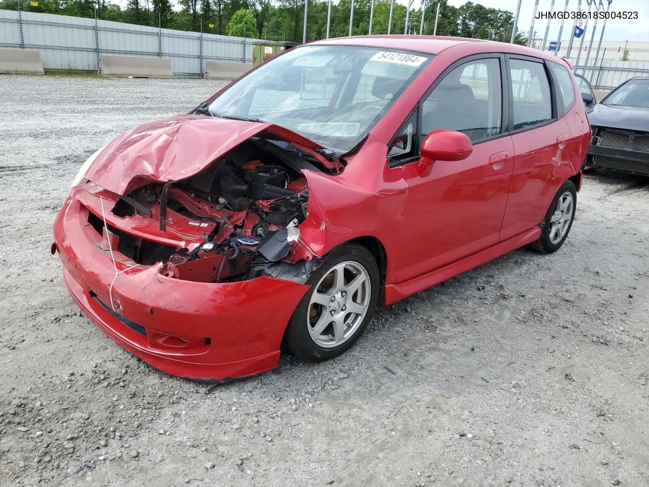 JHMGD38618S004523 2008 Honda Fit Sport