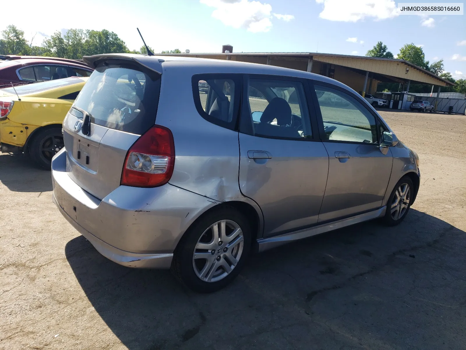 JHMGD38658S016660 2008 Honda Fit Sport