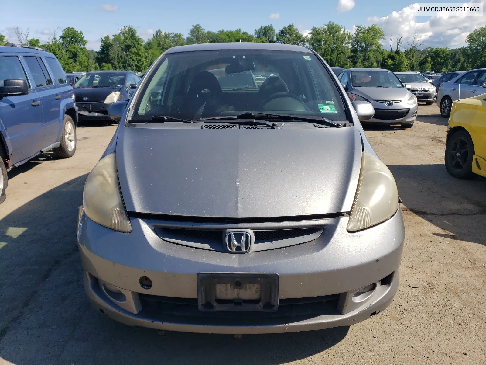 2008 Honda Fit Sport VIN: JHMGD38658S016660 Lot: 58089914