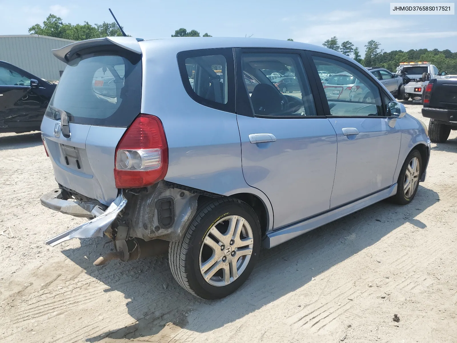 JHMGD37658S017521 2008 Honda Fit Sport