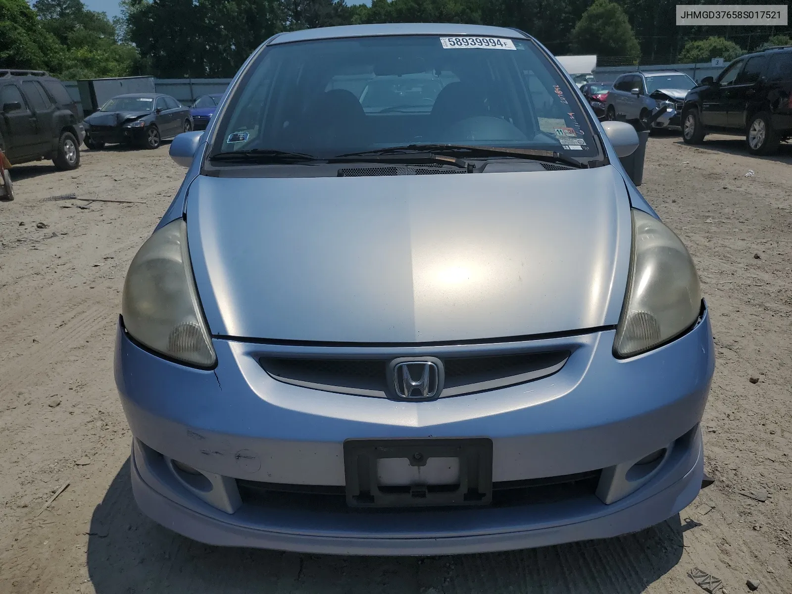 JHMGD37658S017521 2008 Honda Fit Sport