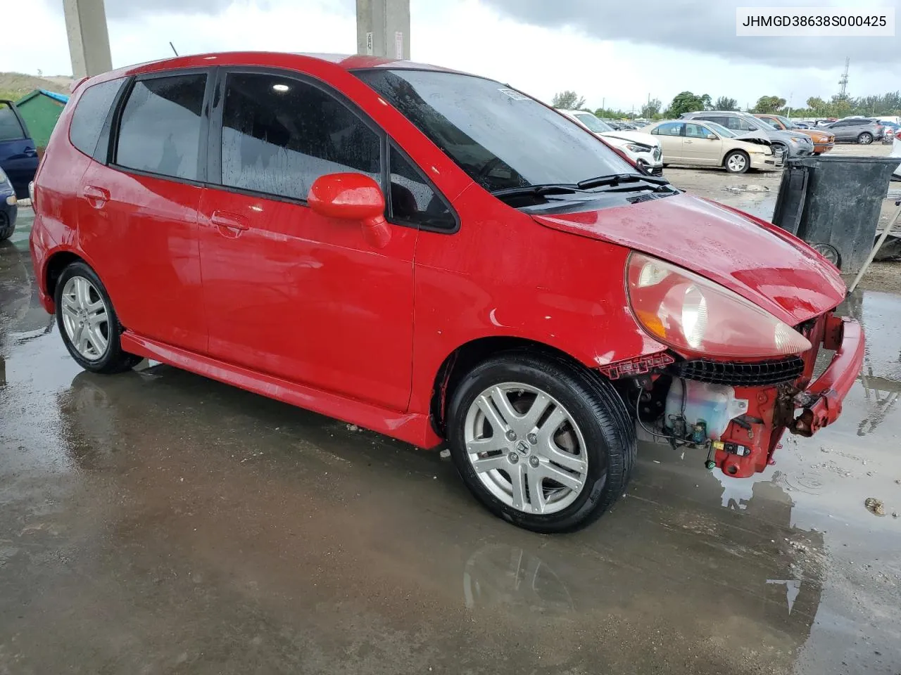 JHMGD38638S000425 2008 Honda Fit Sport