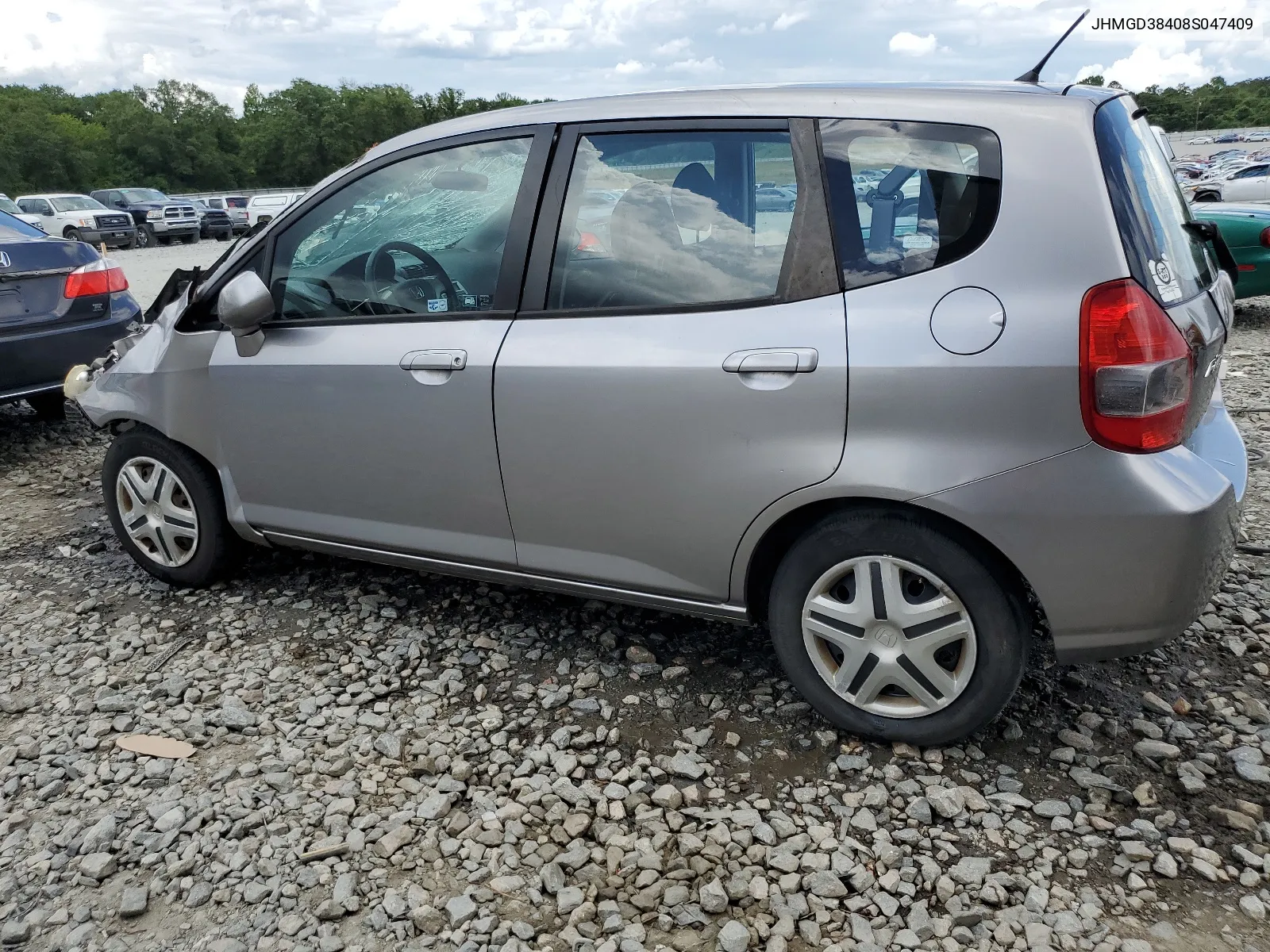 2008 Honda Fit VIN: JHMGD38408S047409 Lot: 61541854