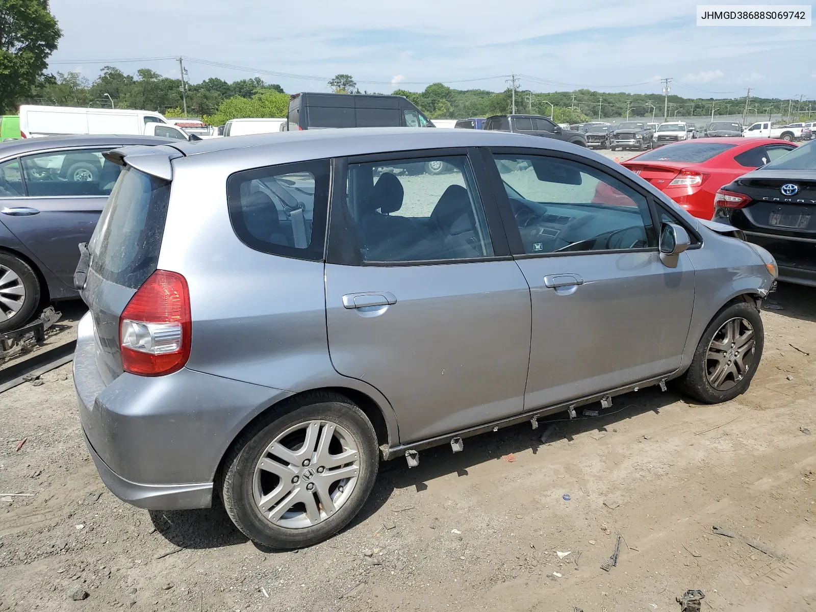 2008 Honda Fit Sport VIN: JHMGD38688S069742 Lot: 62287404