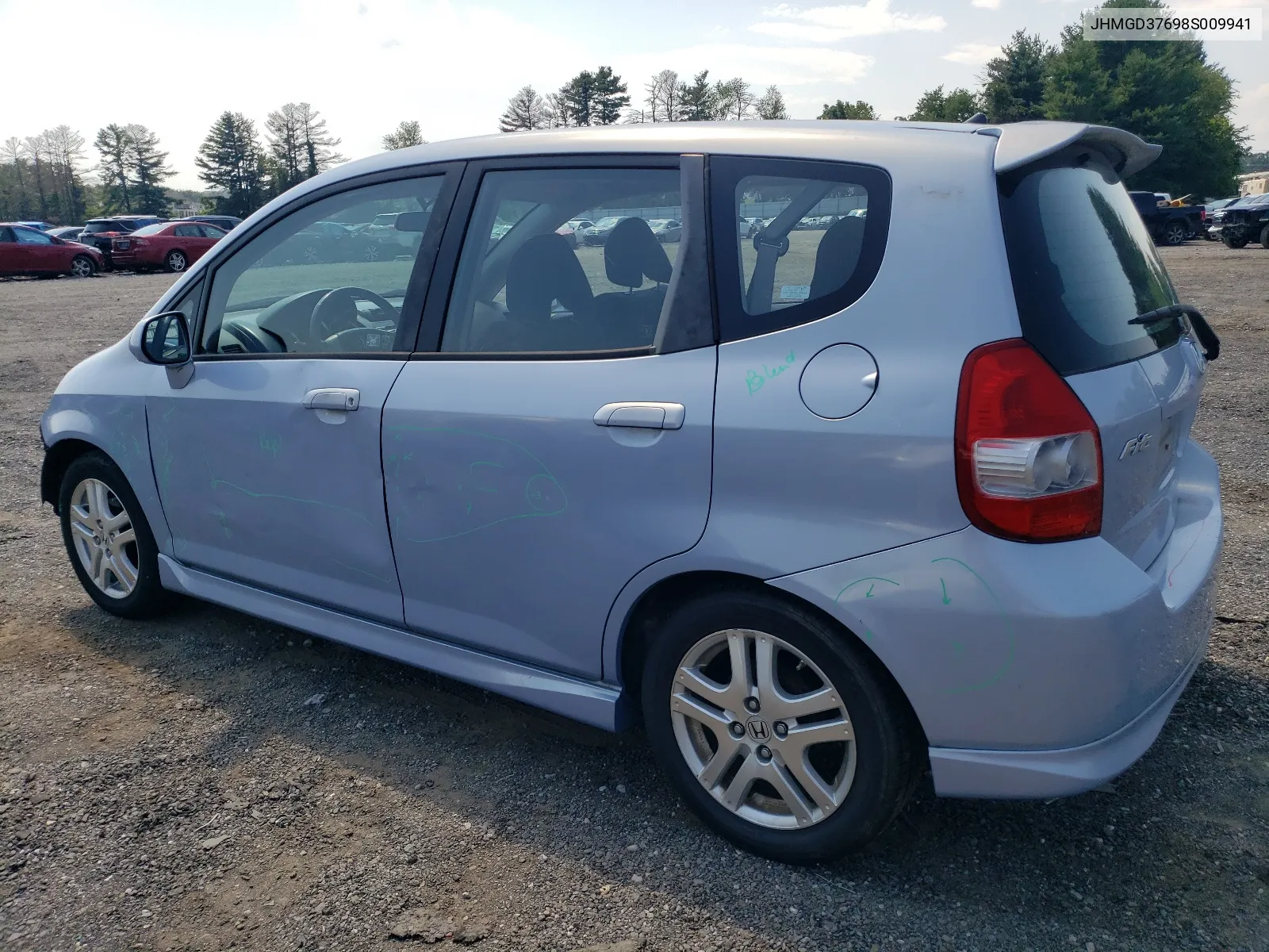 JHMGD37698S009941 2008 Honda Fit Sport