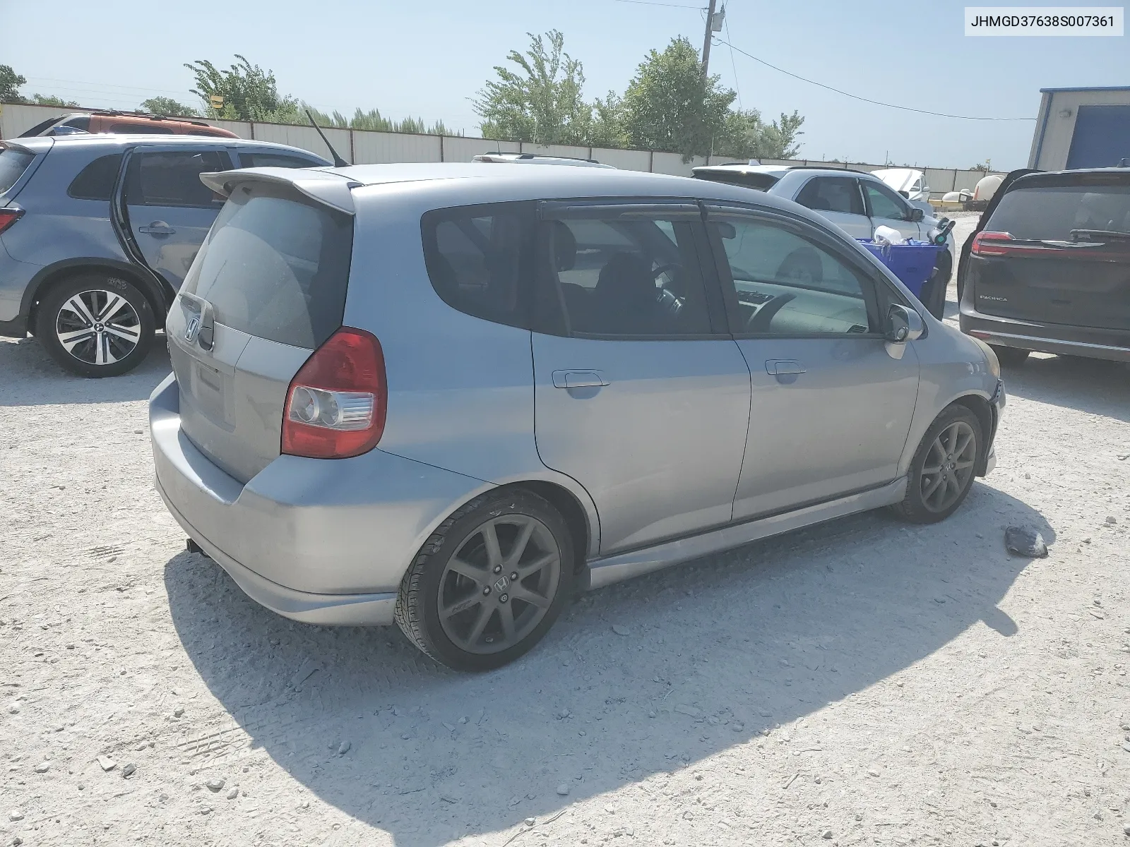 JHMGD37638S007361 2008 Honda Fit Sport