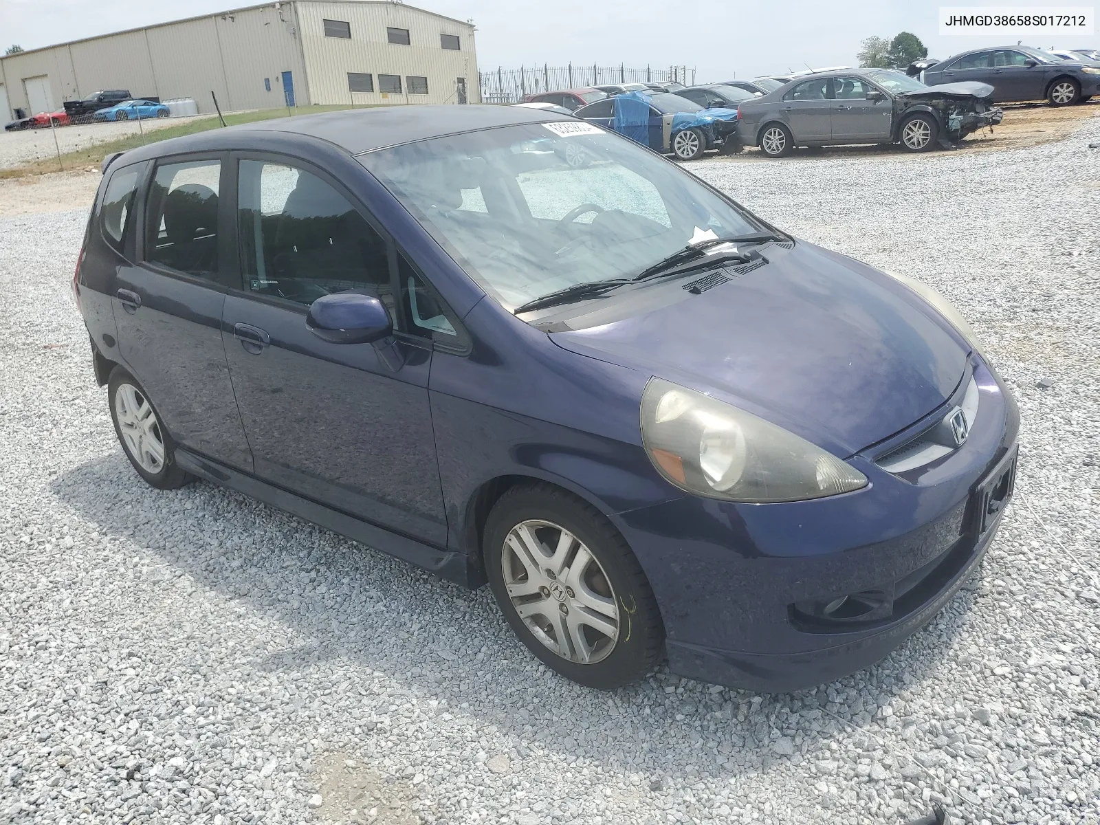 2008 Honda Fit Sport VIN: JHMGD38658S017212 Lot: 63259804