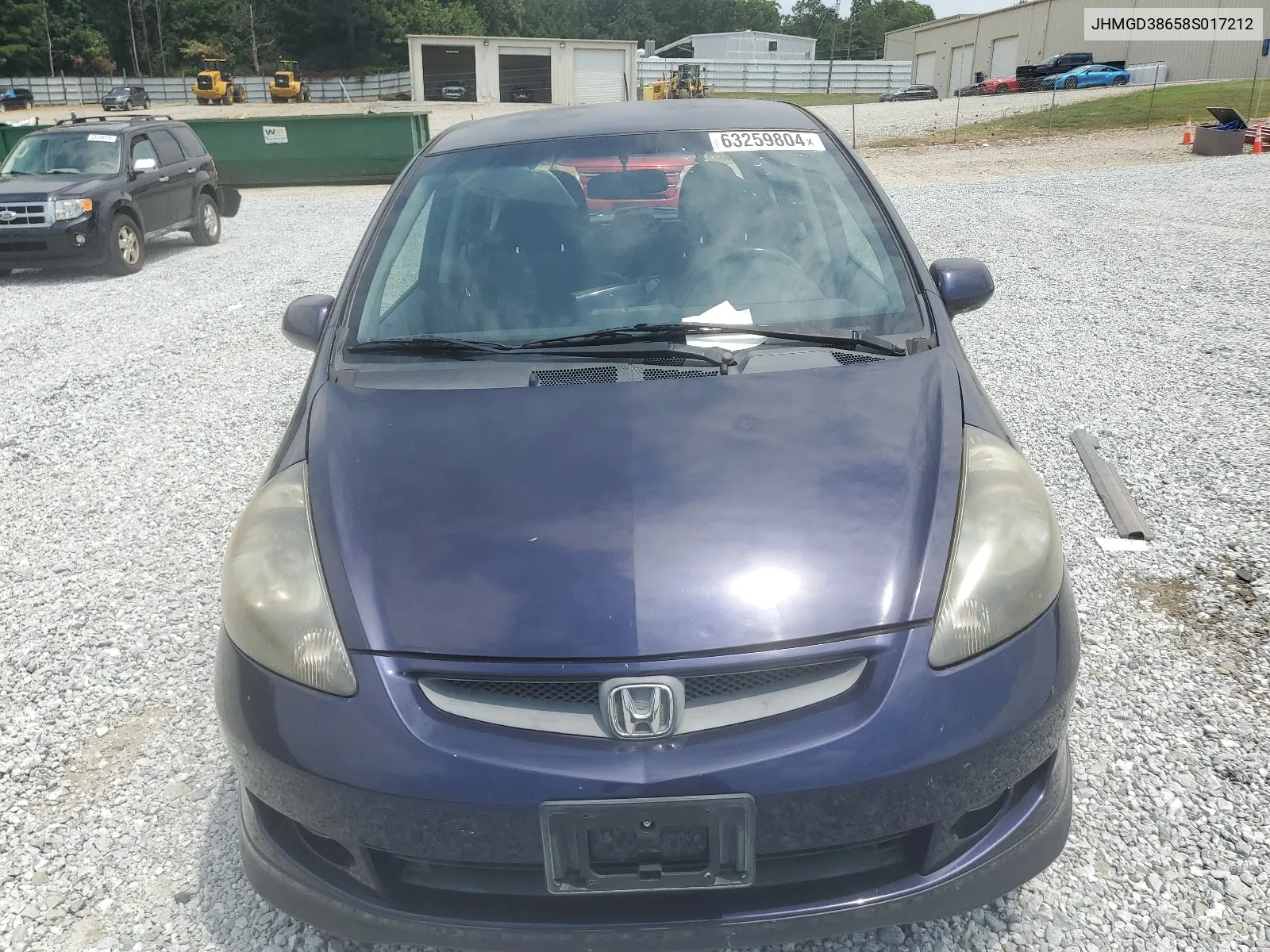 JHMGD38658S017212 2008 Honda Fit Sport