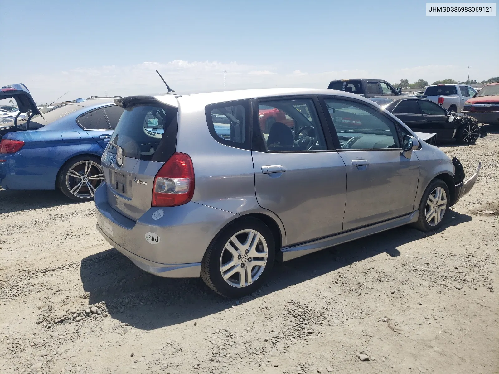 JHMGD38698S069121 2008 Honda Fit Sport