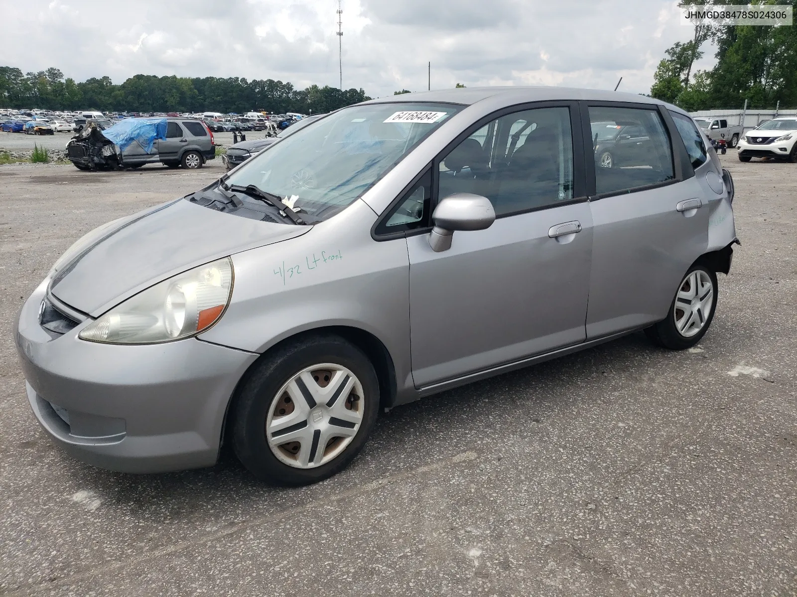 JHMGD38478S024306 2008 Honda Fit