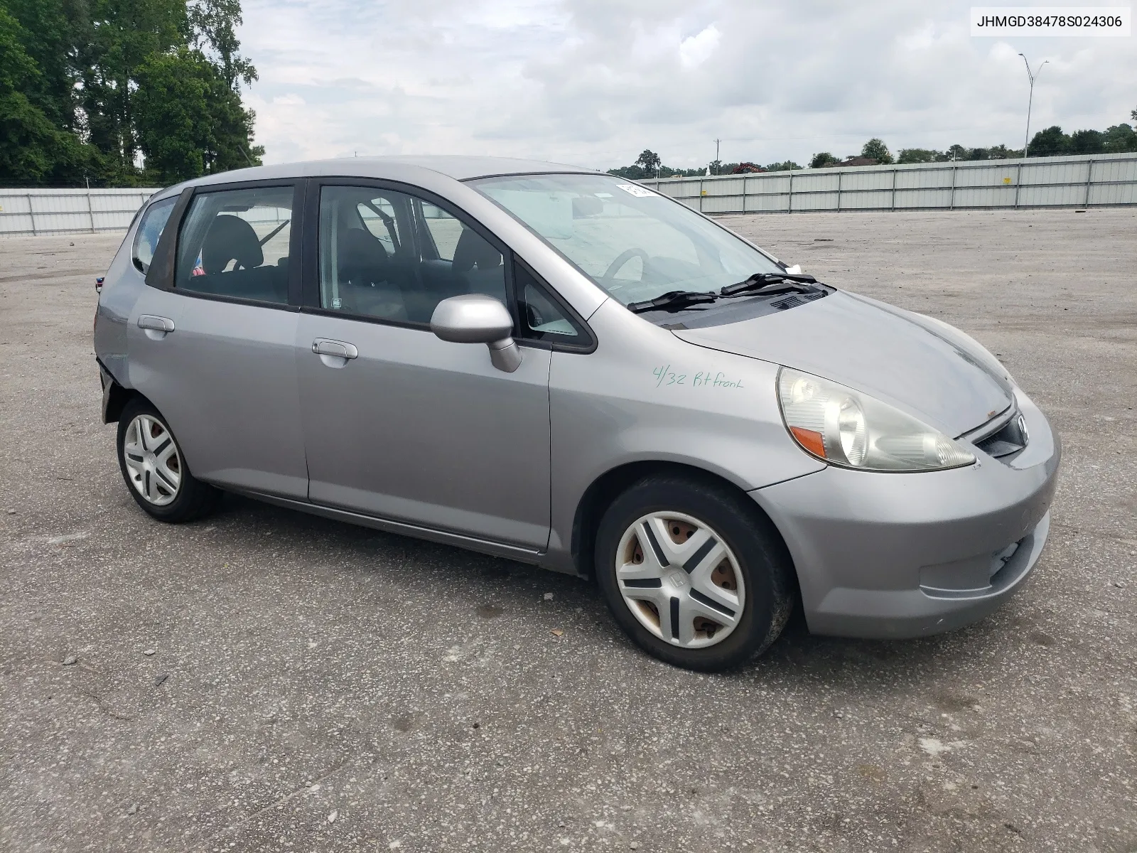 JHMGD38478S024306 2008 Honda Fit