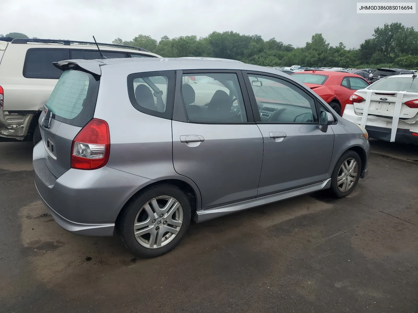 2008 Honda Fit Sport VIN: JHMGD38608S016694 Lot: 64460014