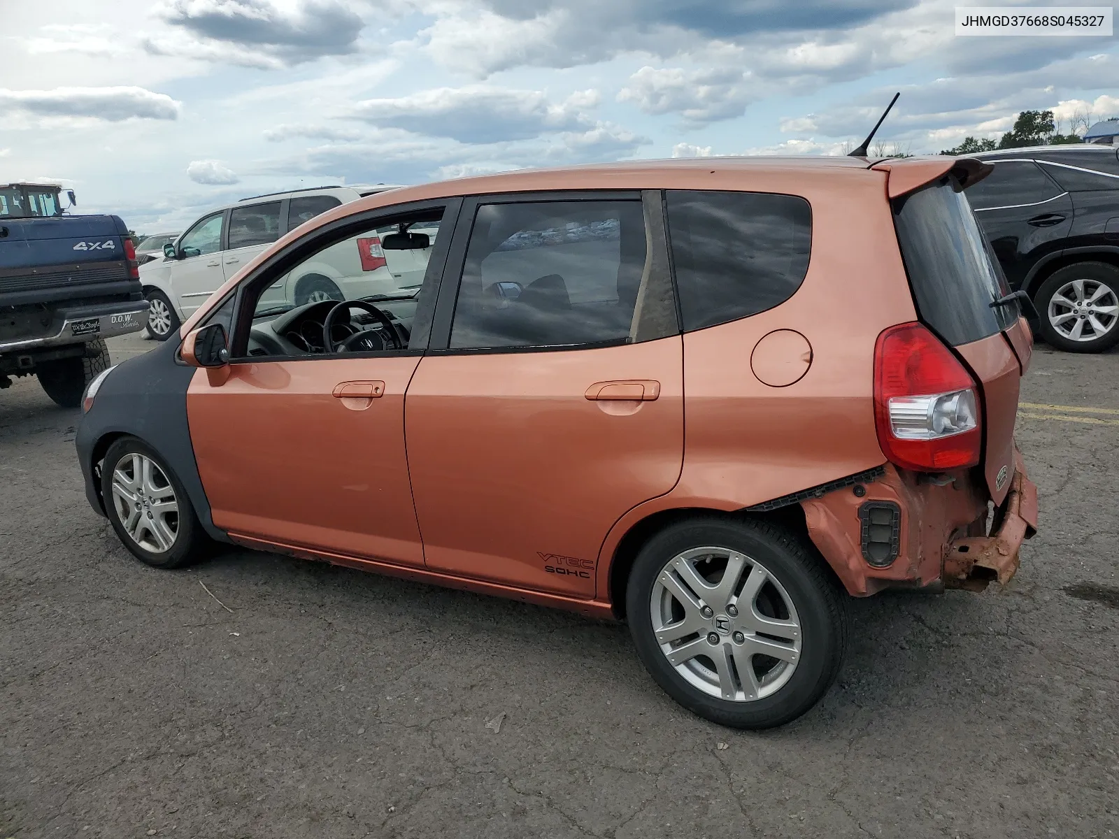 2008 Honda Fit Sport VIN: JHMGD37668S045327 Lot: 64740254