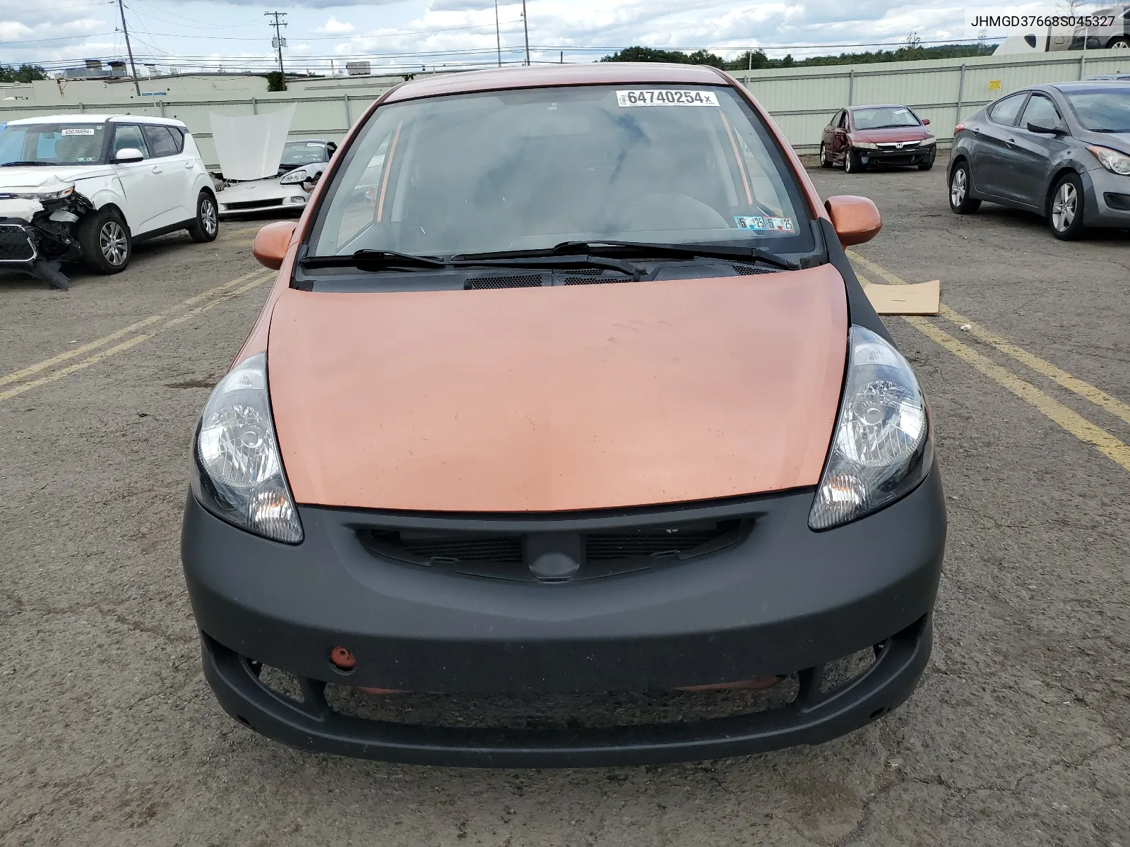 JHMGD37668S045327 2008 Honda Fit Sport