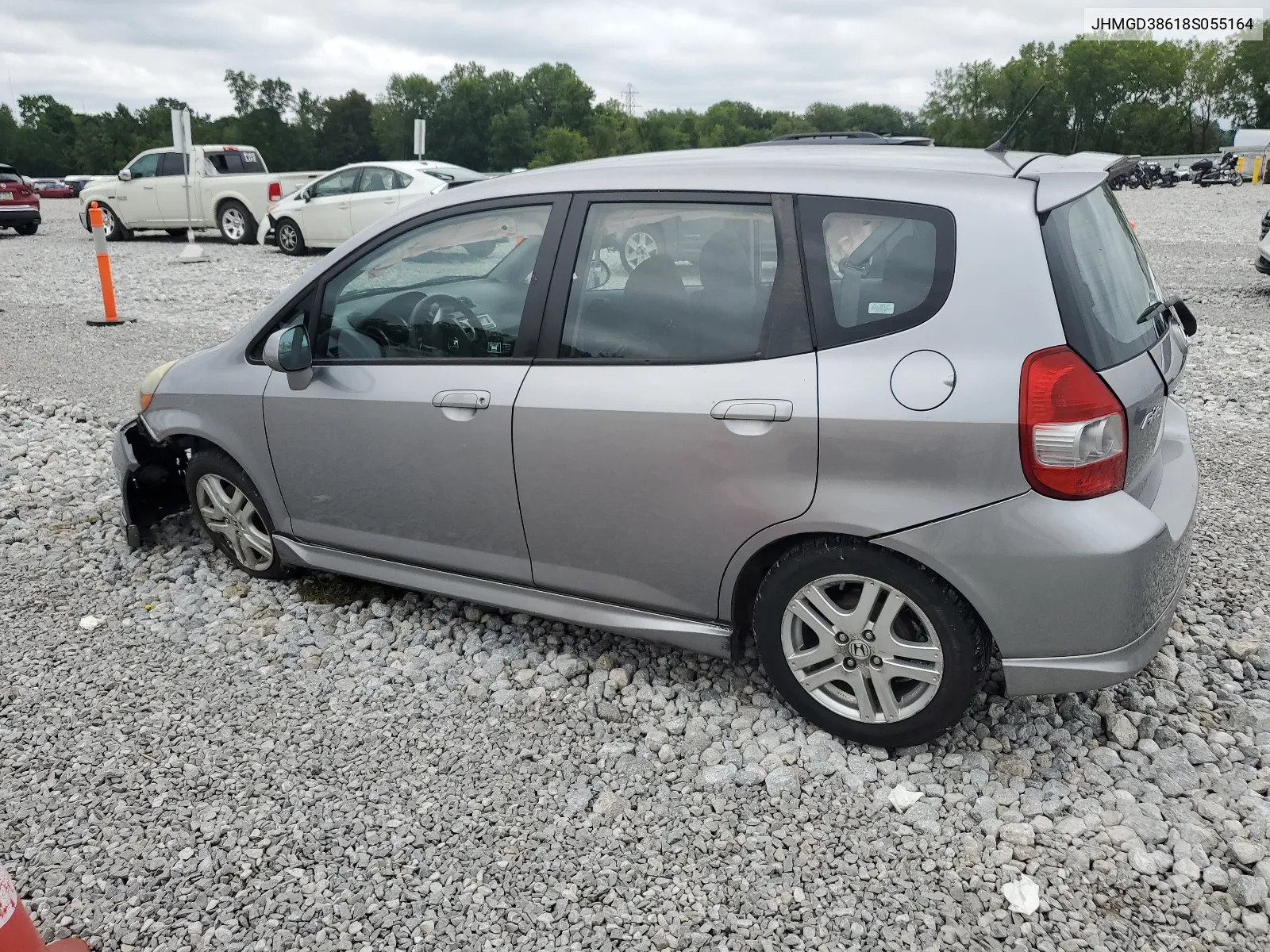 2008 Honda Fit Sport VIN: JHMGD38618S055164 Lot: 65897634