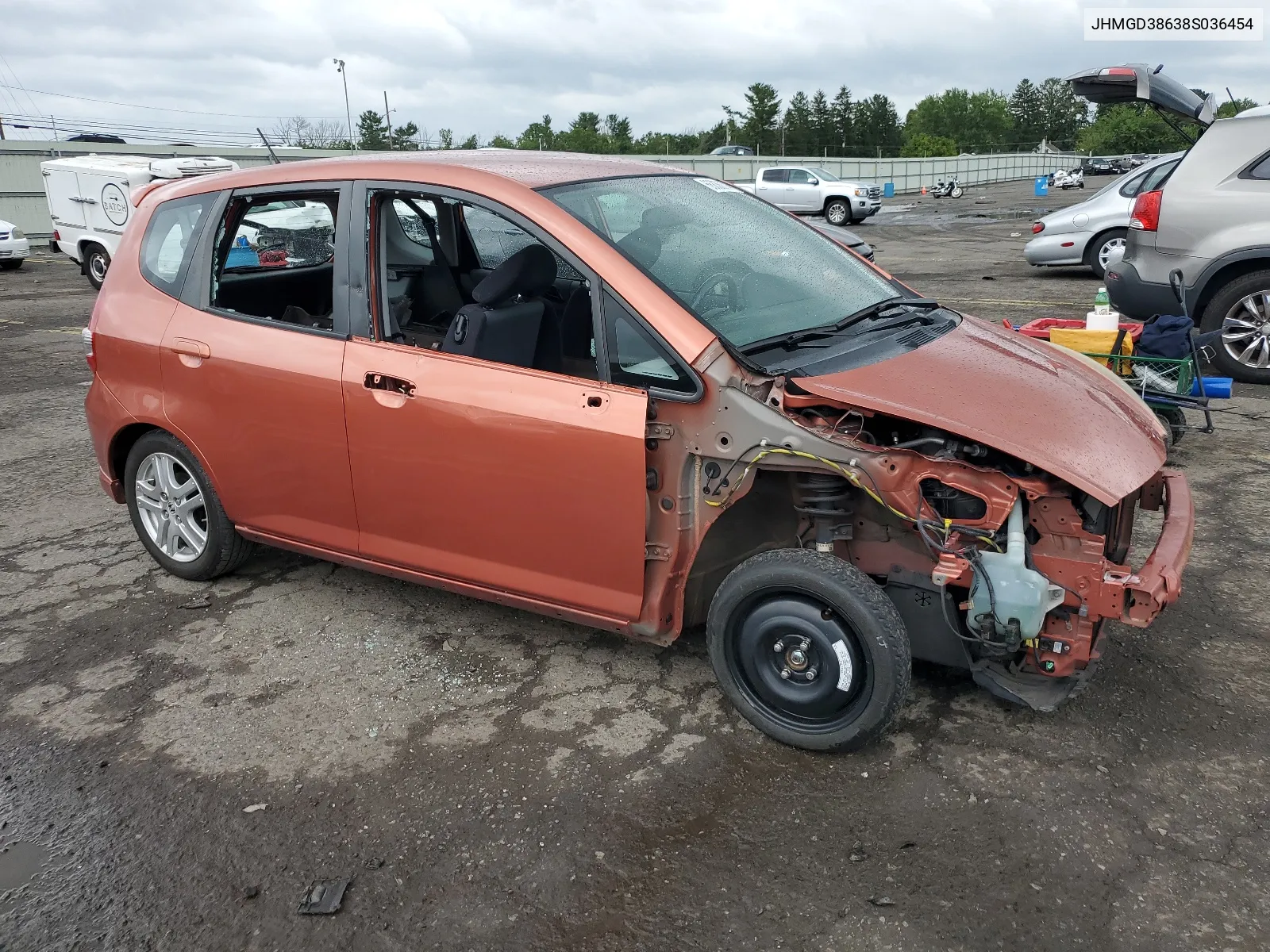 JHMGD38638S036454 2008 Honda Fit Sport