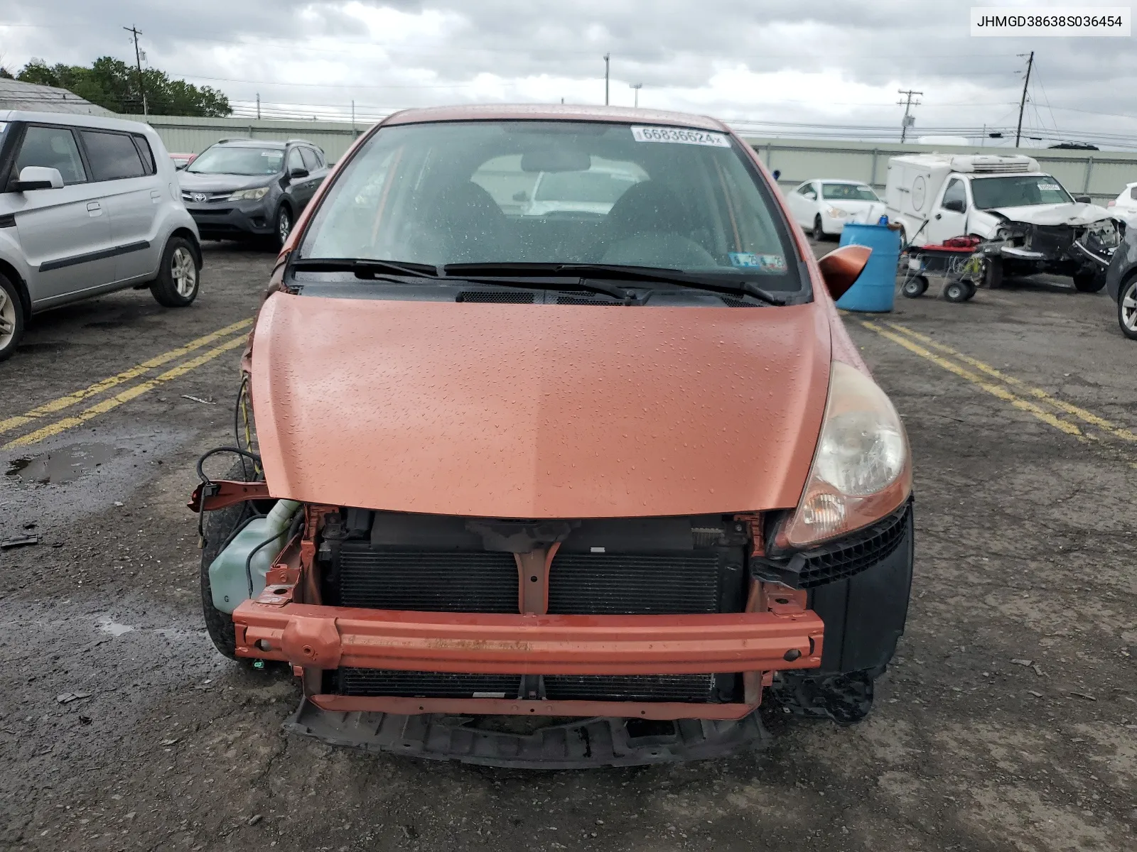 JHMGD38638S036454 2008 Honda Fit Sport