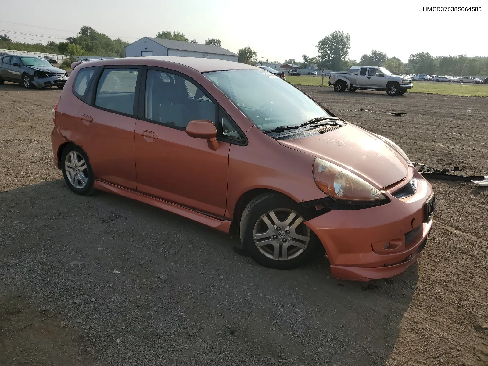 JHMGD37638S064580 2008 Honda Fit Sport