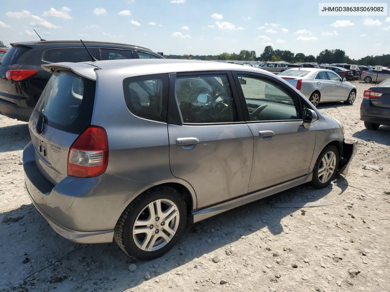 2008 Honda Fit Sport VIN: JHMGD38638S069082 Lot: 69504644