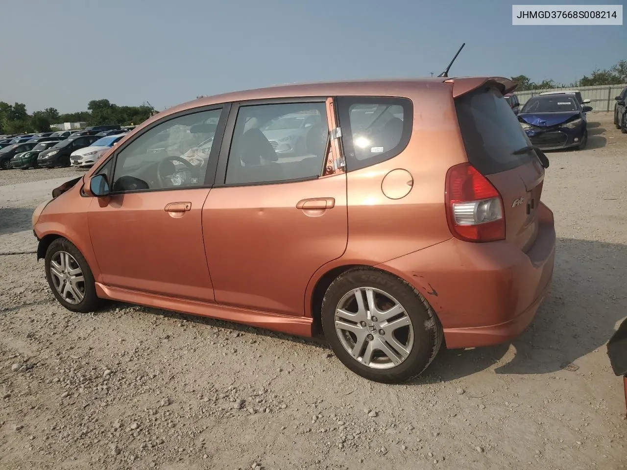 2008 Honda Fit Sport VIN: JHMGD37668S008214 Lot: 70788574