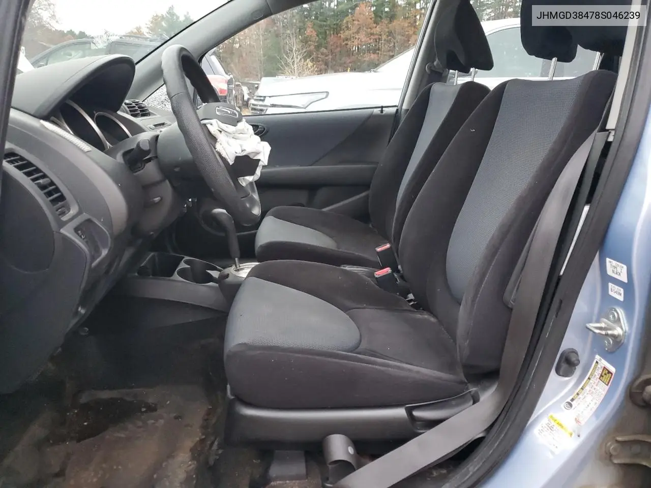 JHMGD38478S046239 2008 Honda Fit