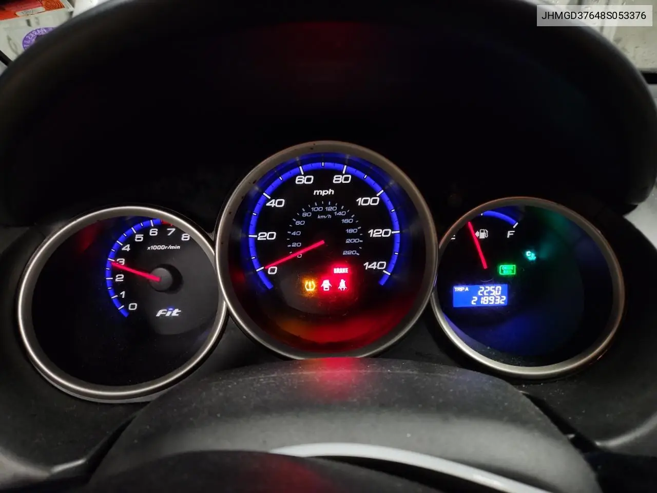 JHMGD37648S053376 2008 Honda Fit Sport