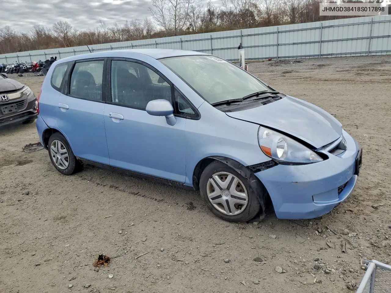JHMGD38418S017898 2008 Honda Fit