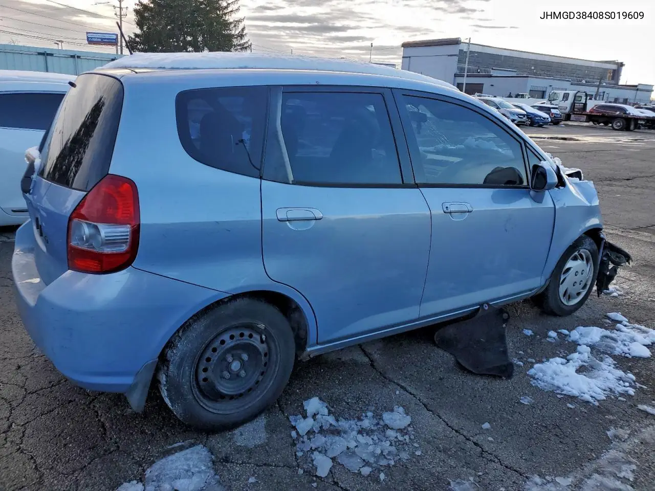 JHMGD38408S019609 2008 Honda Fit