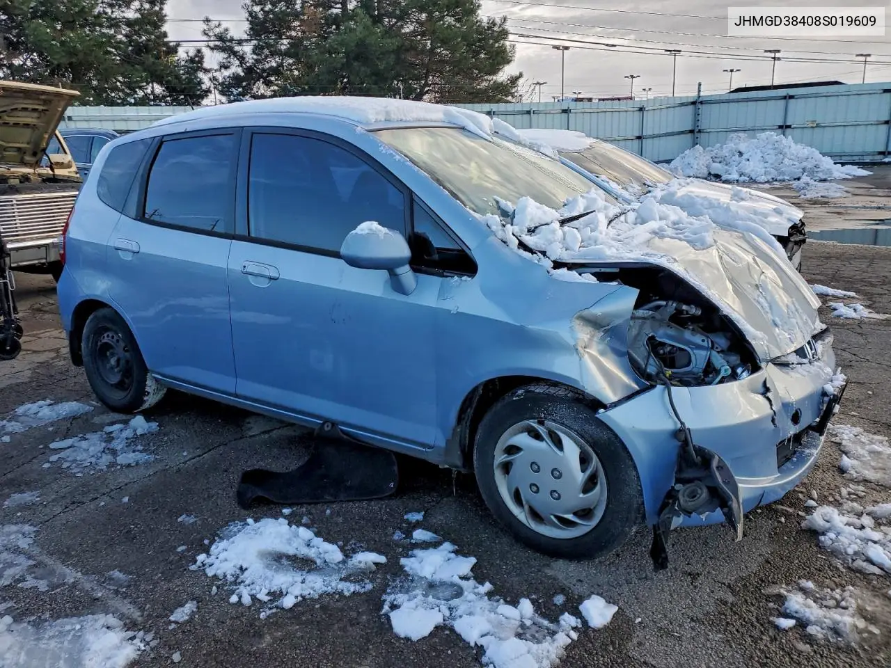 JHMGD38408S019609 2008 Honda Fit