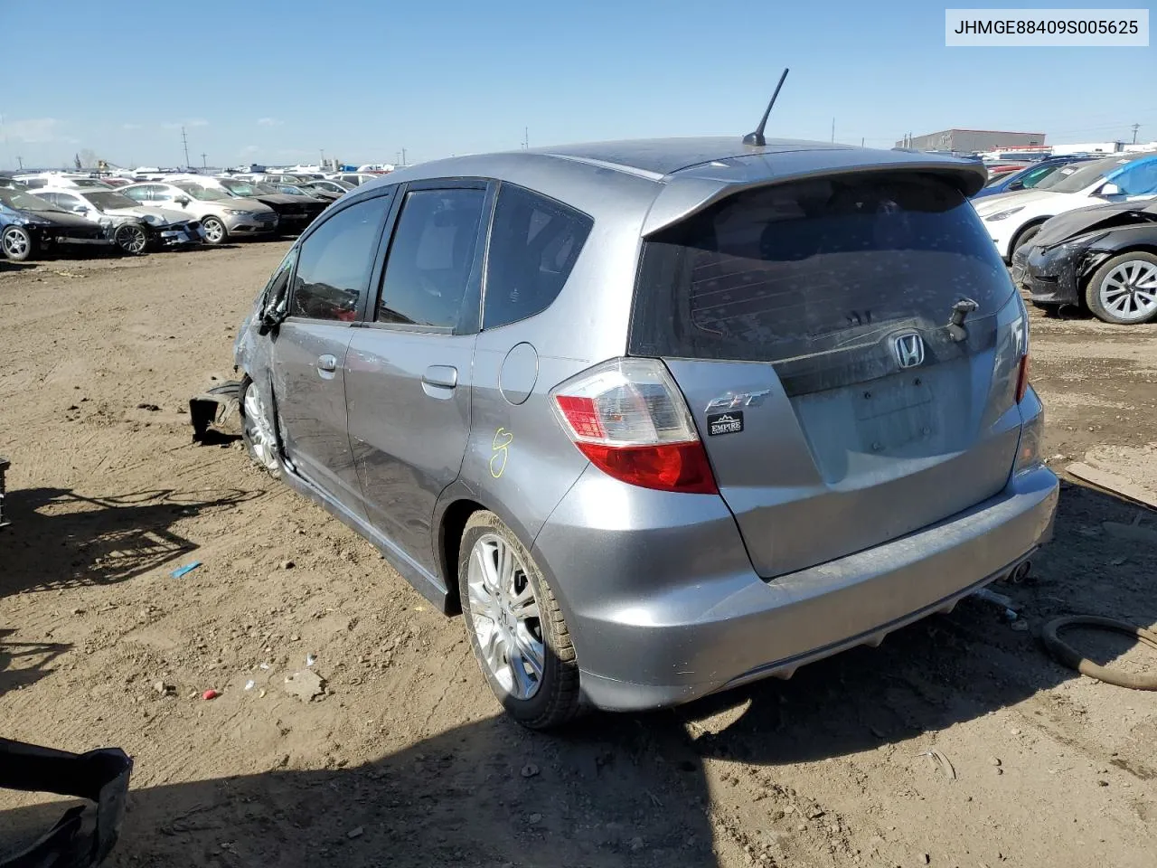 2009 Honda Fit Sport VIN: JHMGE88409S005625 Lot: 47282054