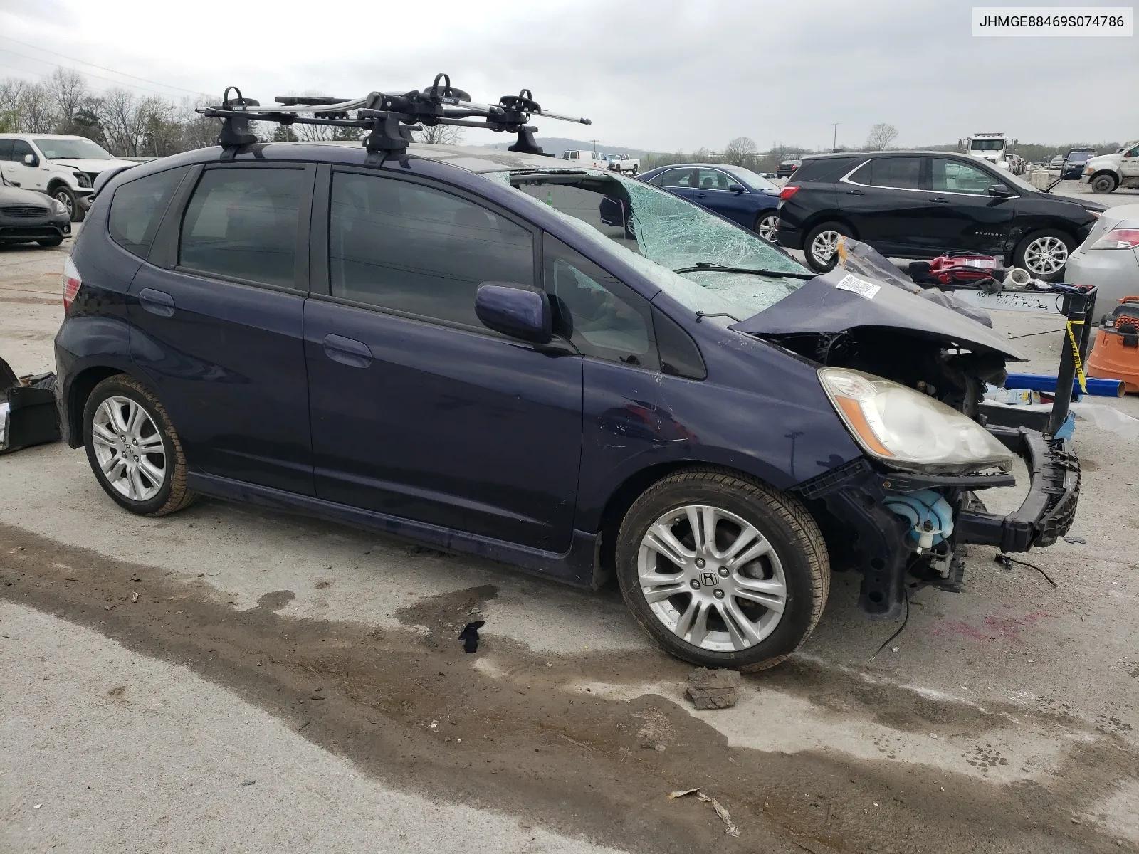 2009 Honda Fit Sport VIN: JHMGE88469S074786 Lot: 48943754