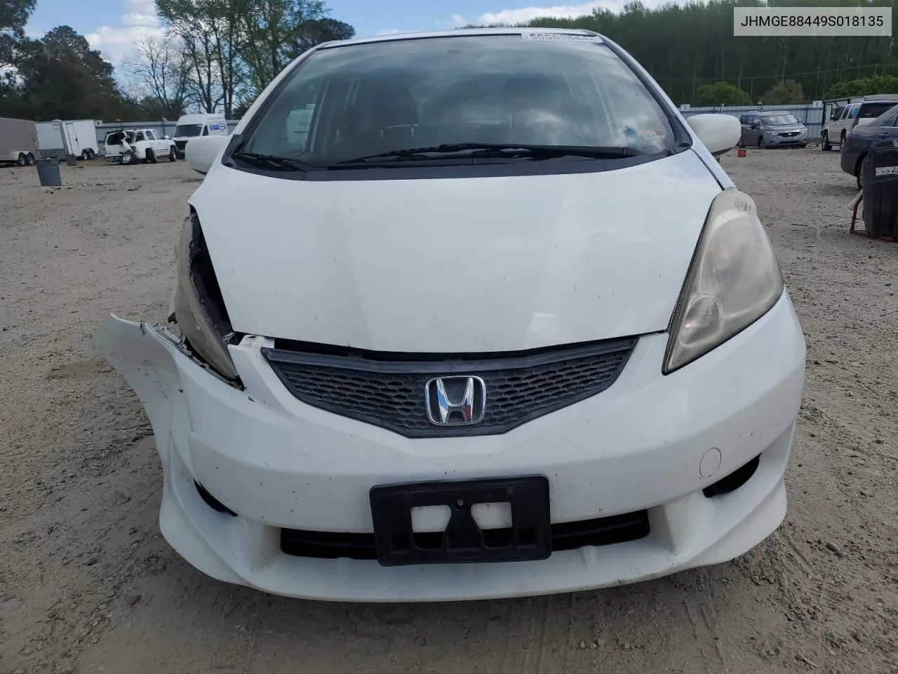 JHMGE88449S018135 2009 Honda Fit Sport