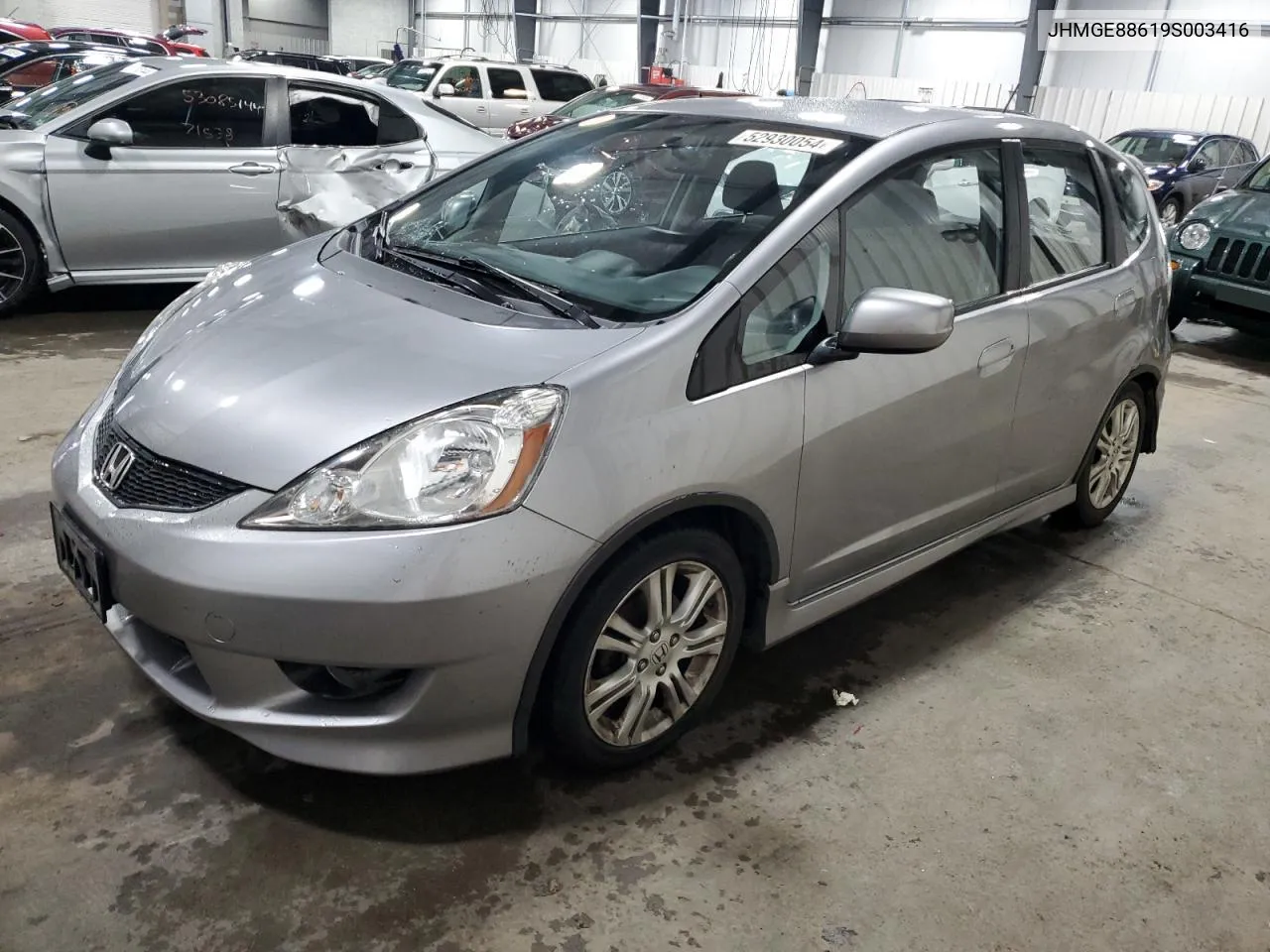 2009 Honda Fit Sport VIN: JHMGE88619S003416 Lot: 52930054