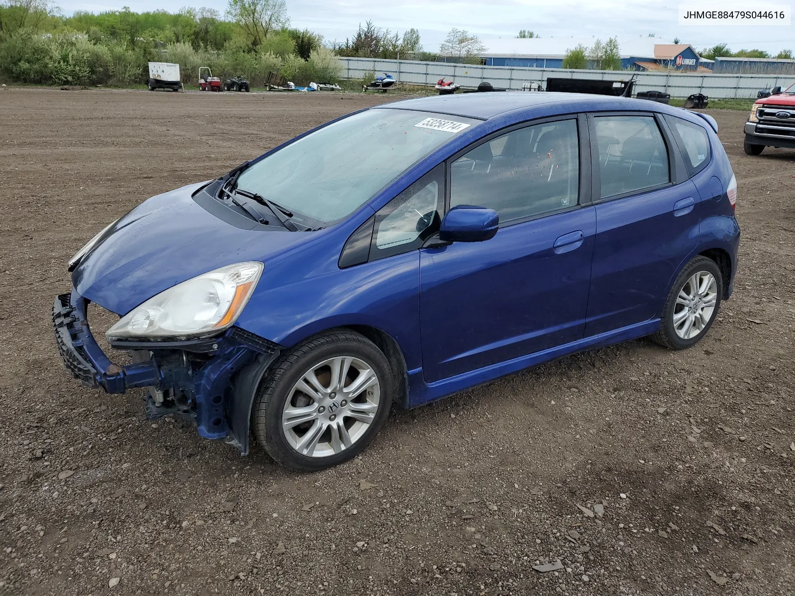 2009 Honda Fit Sport VIN: JHMGE88479S044616 Lot: 53258714