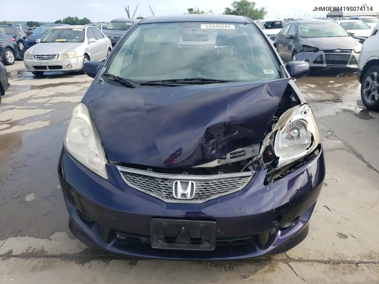 JHMGE88419S074114 2009 Honda Fit Sport