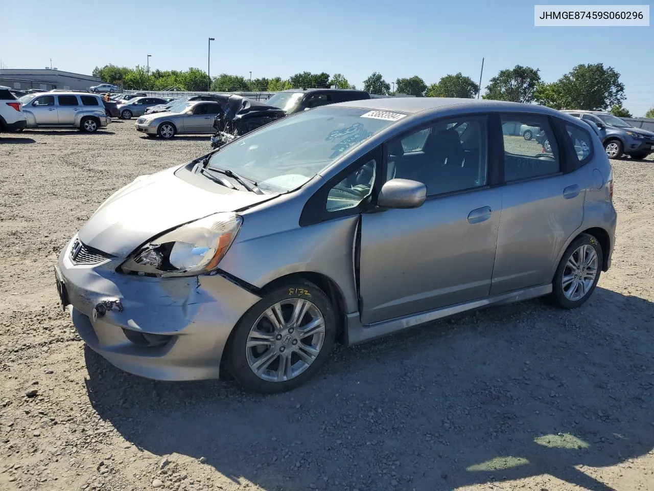 2009 Honda Fit Sport VIN: JHMGE87459S060296 Lot: 53883994