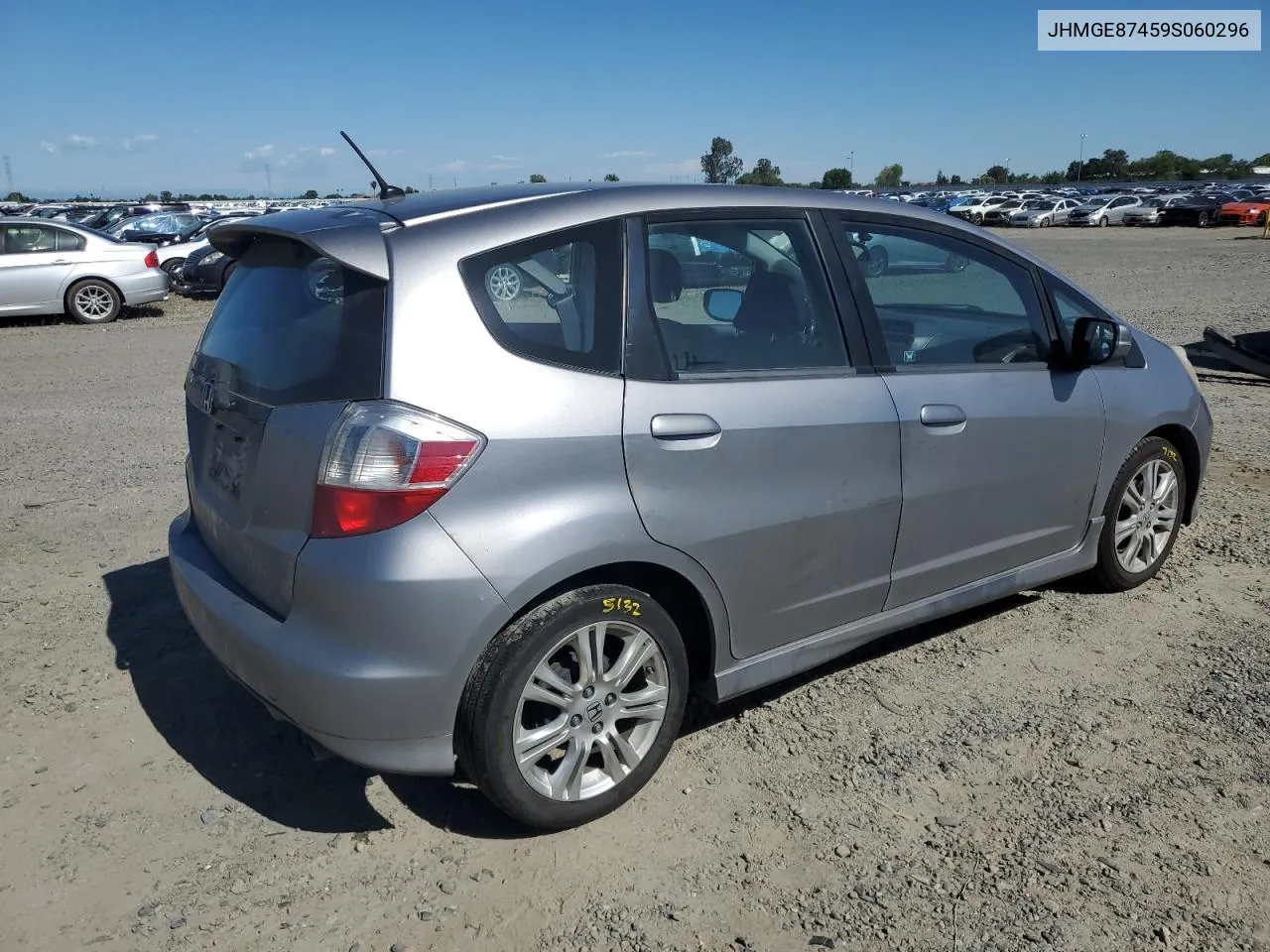 2009 Honda Fit Sport VIN: JHMGE87459S060296 Lot: 53883994