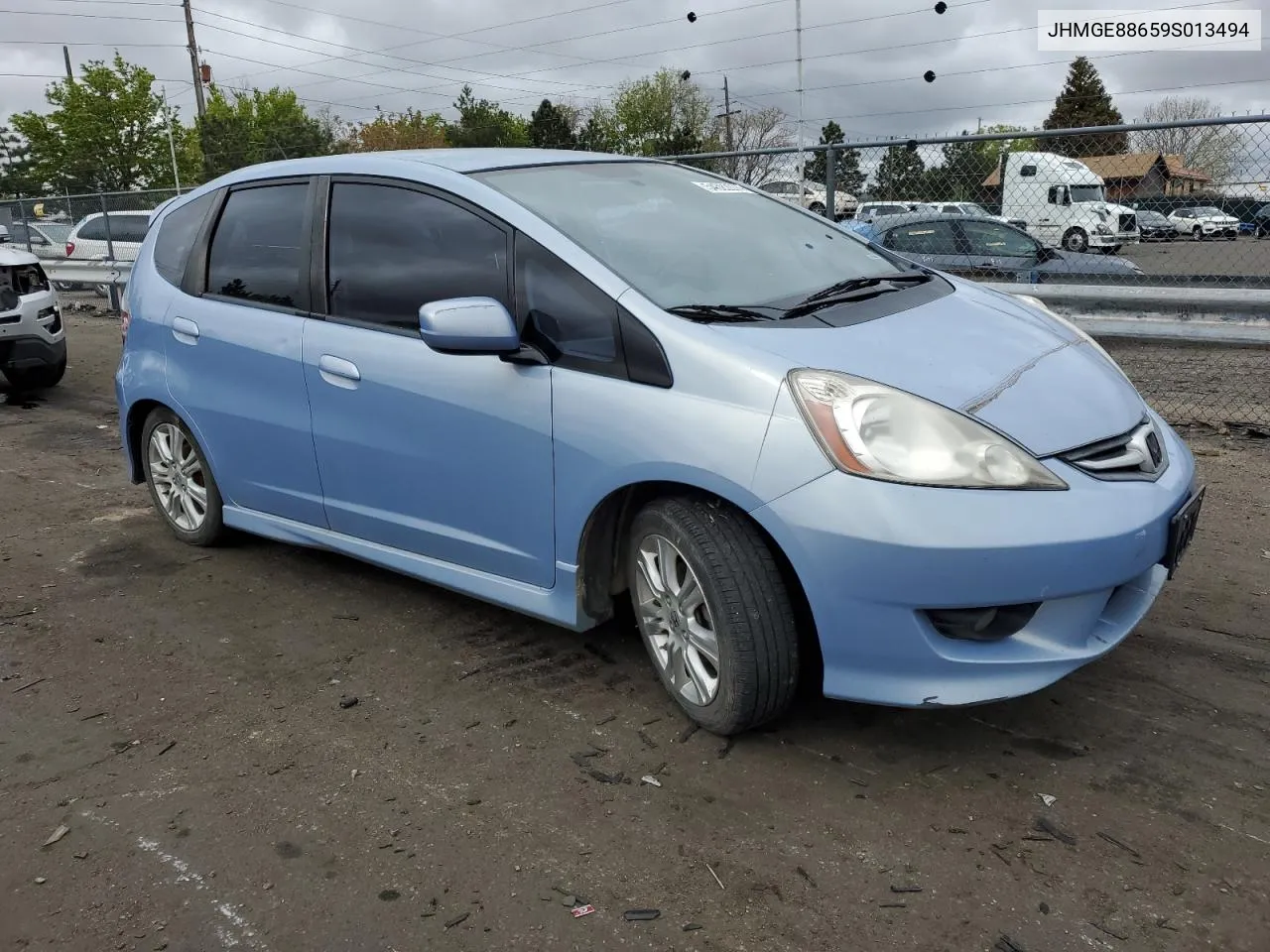 2009 Honda Fit Sport VIN: JHMGE88659S013494 Lot: 54322074