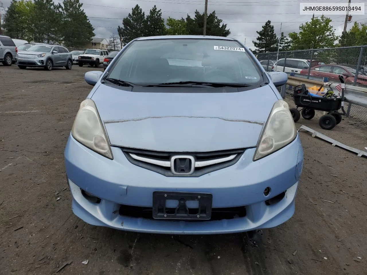 JHMGE88659S013494 2009 Honda Fit Sport