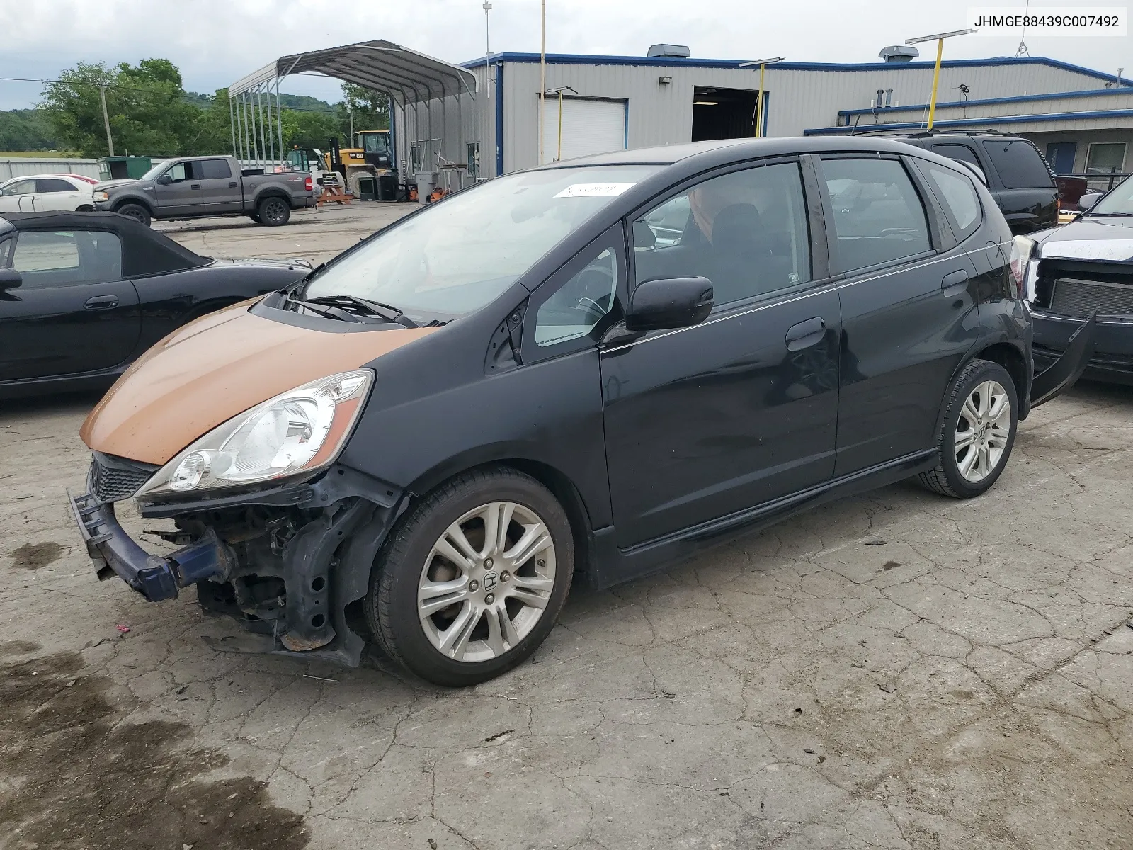 2009 Honda Fit Sport VIN: JHMGE88439C007492 Lot: 56331904