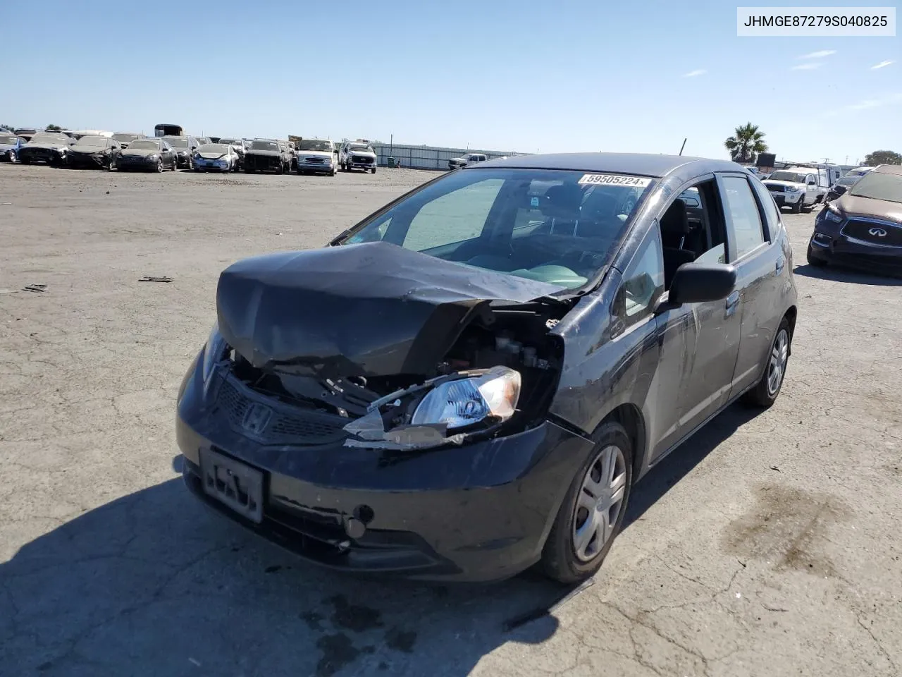 2009 Honda Fit VIN: JHMGE87279S040825 Lot: 59505224