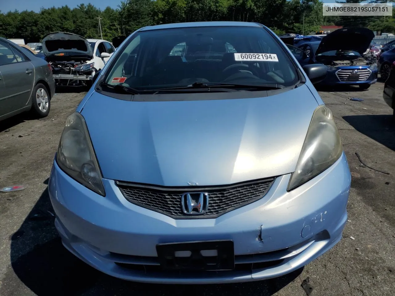 JHMGE88219S057151 2009 Honda Fit