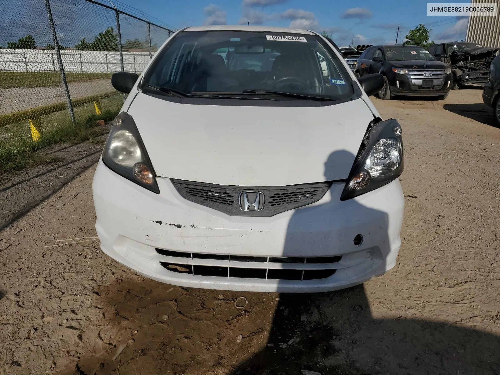 2009 Honda Fit VIN: JHMGE88219C006789 Lot: 60752234