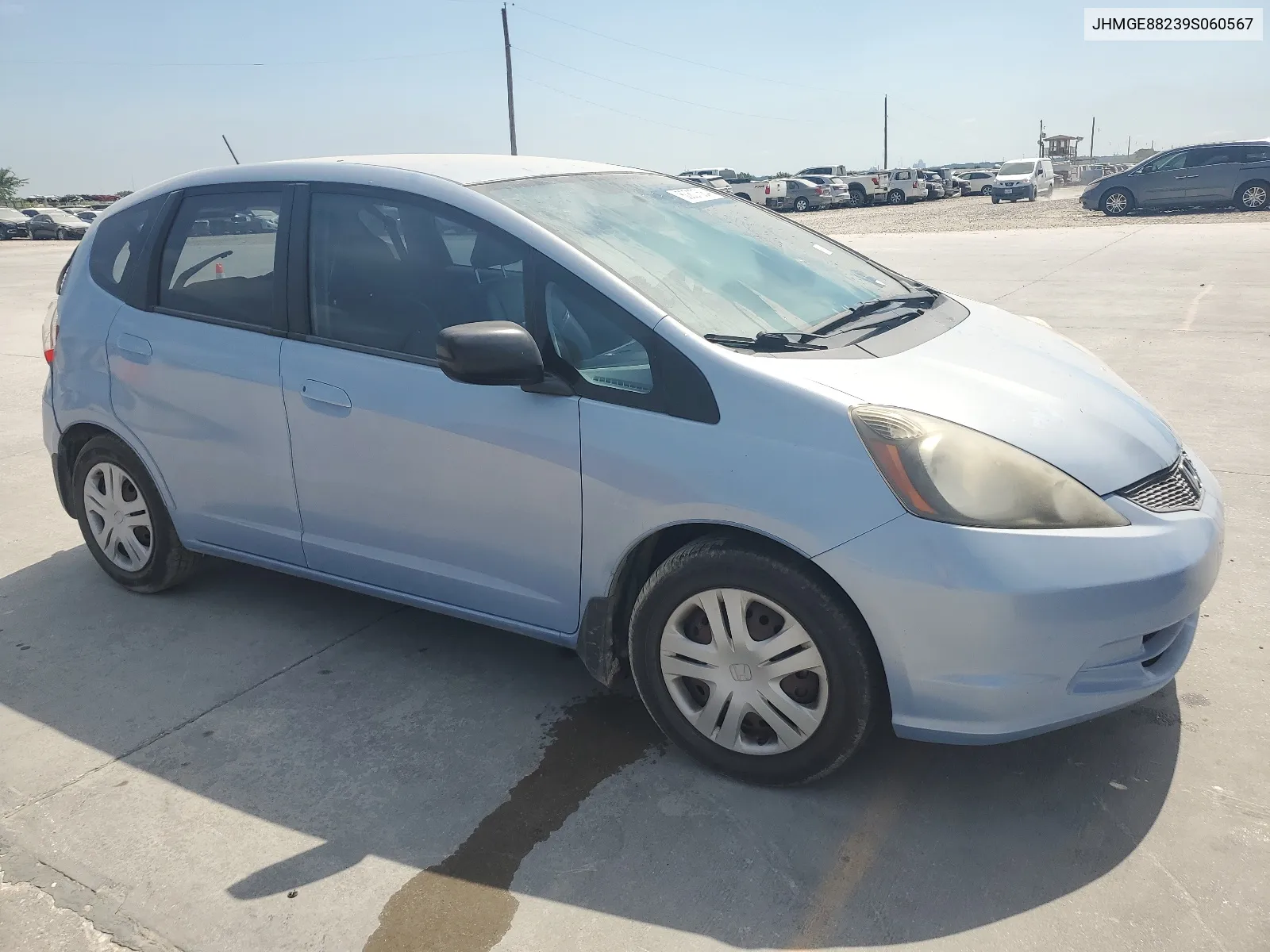 2009 Honda Fit VIN: JHMGE88239S060567 Lot: 60807584