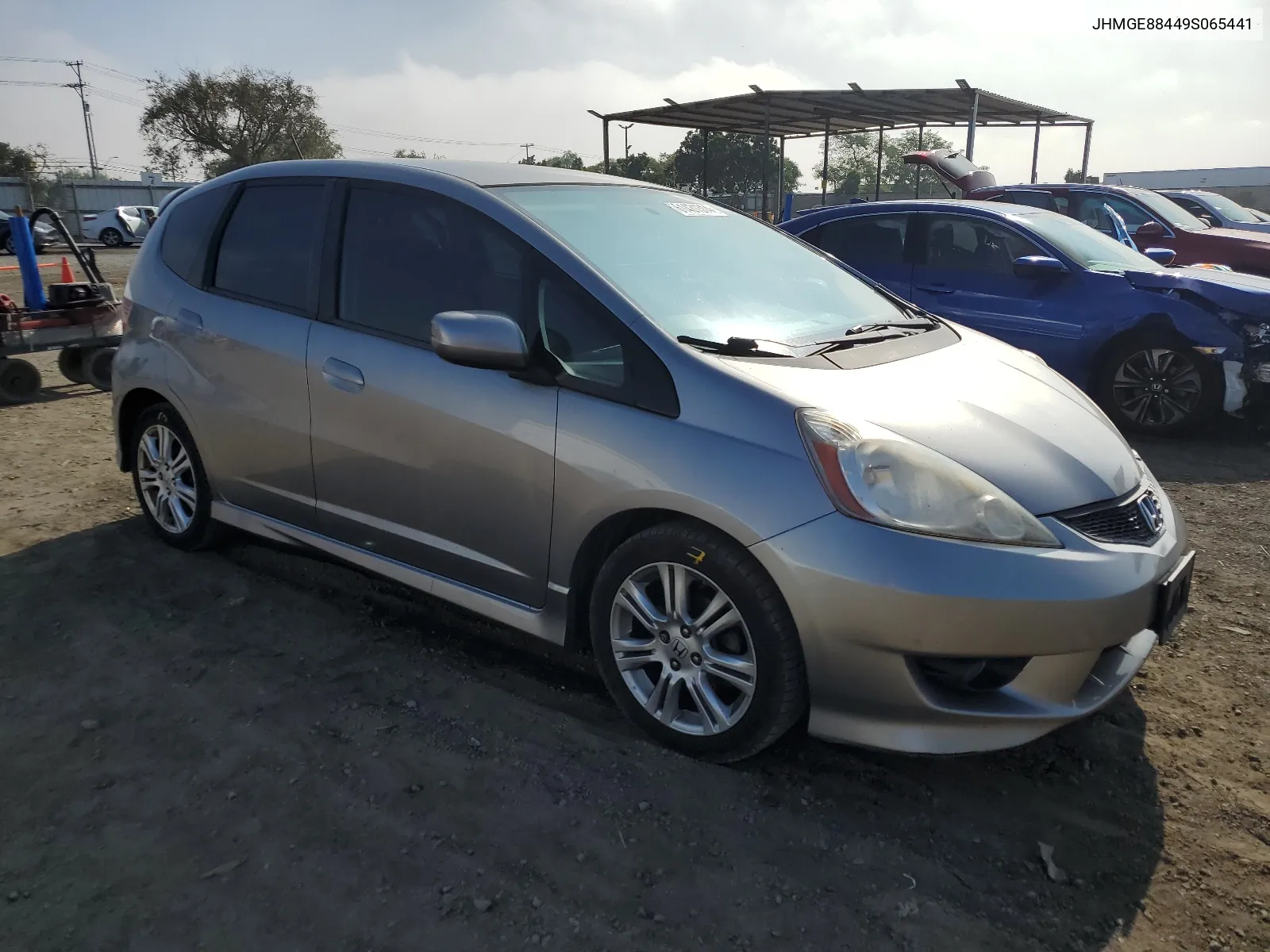 2009 Honda Fit Sport VIN: JHMGE88449S065441 Lot: 61431314