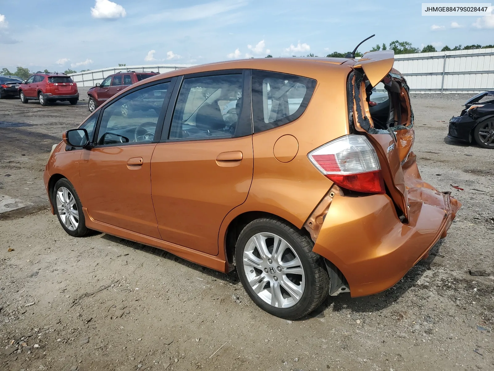 2009 Honda Fit Sport VIN: JHMGE88479S028447 Lot: 62114604